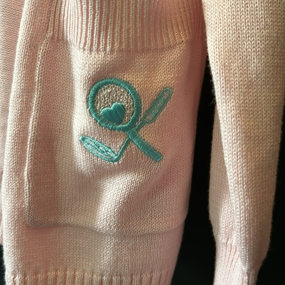 Loveshackfancy NWT Jura Cardigan in Pink Sands xs - Picture 4 of 12